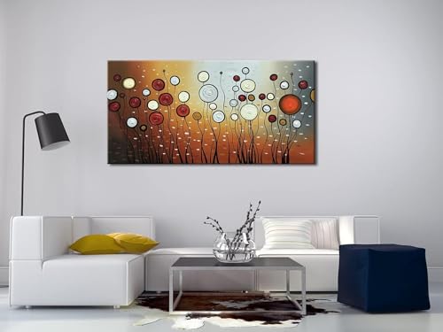 Art mural affiches de décoration intérieure Peintures à l'huile de fleurs - 3