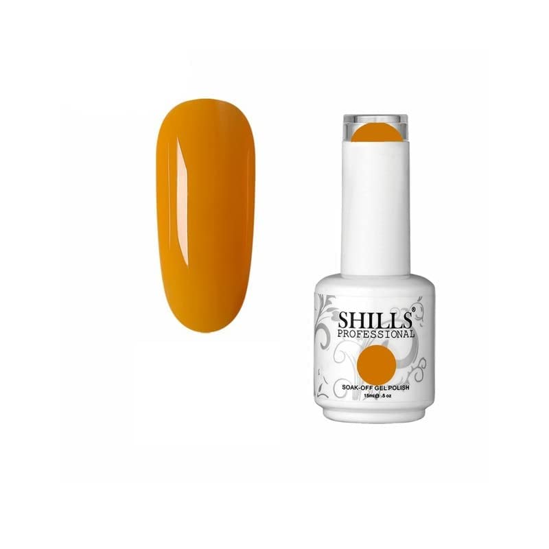Image of SHILLS PROFESSIONAL UV /LED Soak Off Gel Polish (Gel nail polish) Nail art nail polish Color Shade 208