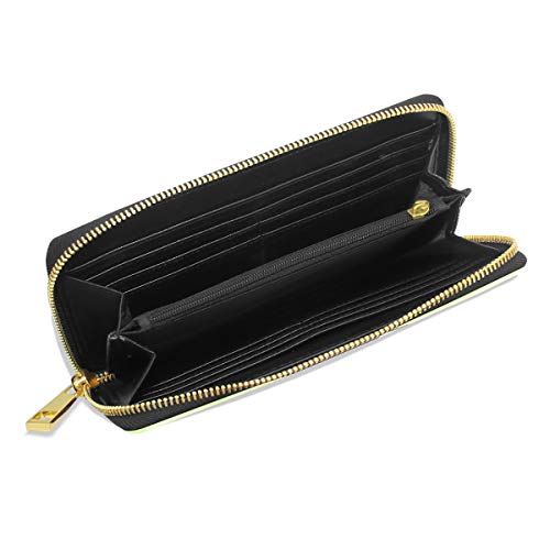 Portefeuille long en cuir véritable avec panda idée cadeau originale multicolore - 5
