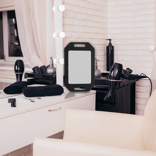 Miroir portable pour coiffeur rectangulaire grand miroir à main de barbier - 7