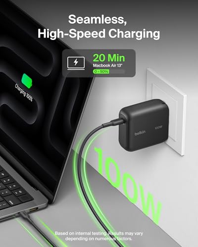 Belkin BoostCharge Pro 100W GaN Charger (1-Port USB-C) — view 2