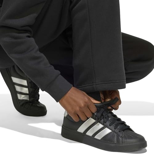 adidas Unisex Kids Seasonals Collegiate Typography Pant, Black/Off White, 13-14 Years