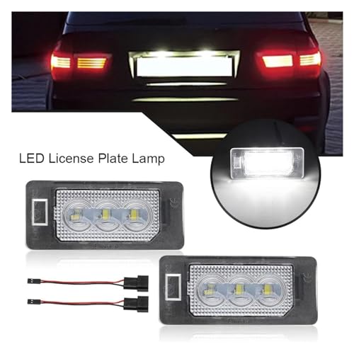 Luces matrícula LED de alta intensidad y durabilidad para BMW E46 E90 F10 2