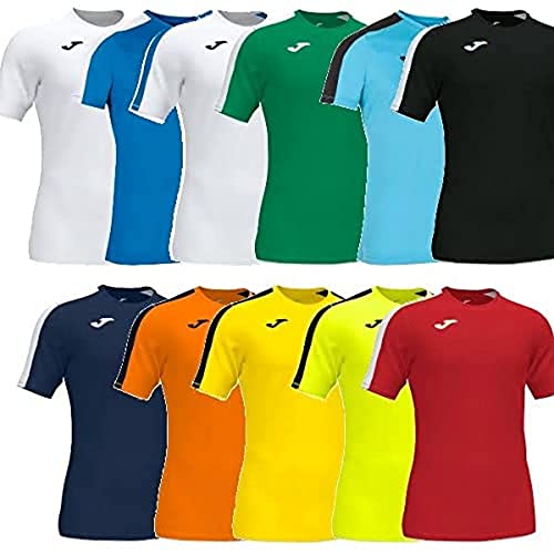 Joma Hombre Camiseta Juego Manga Corta, Marino Blanco, XXL-3XL
