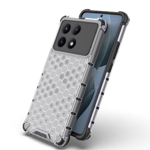 Image of Glasgow Back Case Cover Compatible with [ Poco X6 Pro 5G ] (Stylish Design) - Transparent