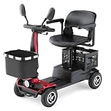 Scooter électrique pour seniors Adulte avec Siège, 20 KM Trottinette...