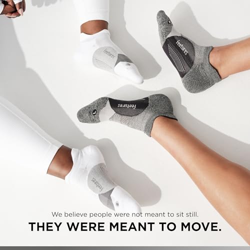 Image of Feetures Elite Light Cushion No Show Tab Sock Wave