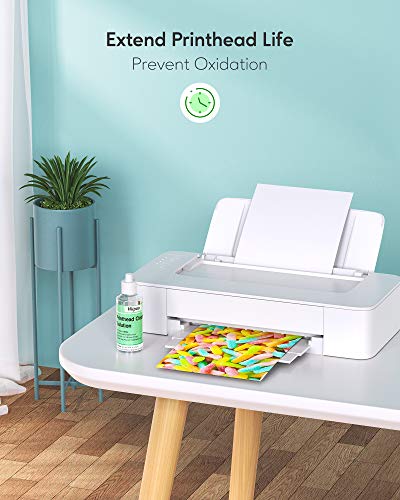 Hiipoo Universal Printhead Cleaning Kit Compatible for HP Canon Brother Inkjet Printers,Work with 8600 8610 ET-2650 WF-2650 WF-2750 WF-7710 WF-7720 ect, High Efficiency Premium Syringe, 100ML
