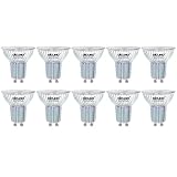DiCUNO Ampoule LED GU10 5W Équivalent 50W Halogène, Blanc froid 5000K, 600lm, GU10 LED 230V, Spot MR16 sans scintillement, Faisceau 40°, Lampe à Réflecteur Non dimmable, Verre, Lot de 10