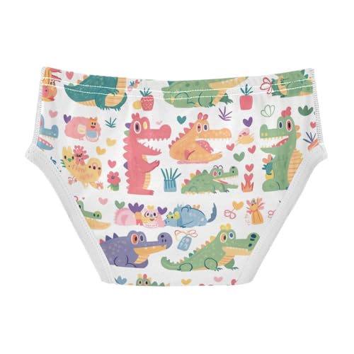 KLL Cute Cartoon Crocodile Alligator Baby Boys Cotton Underwear Cute Children Undies2