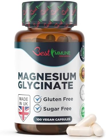 Best Immune, Magnesium Glycinate 500mg - High Strength Magnesium ...