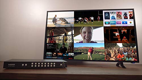 9x1 Tiling 4K Multiviewer Multiplexer 9 Screen Processor PIP Controller Switcher Downscaling Switch HD 1080p Source Picture in Picture Savant Control4 RTI URC - Thumbnail 3