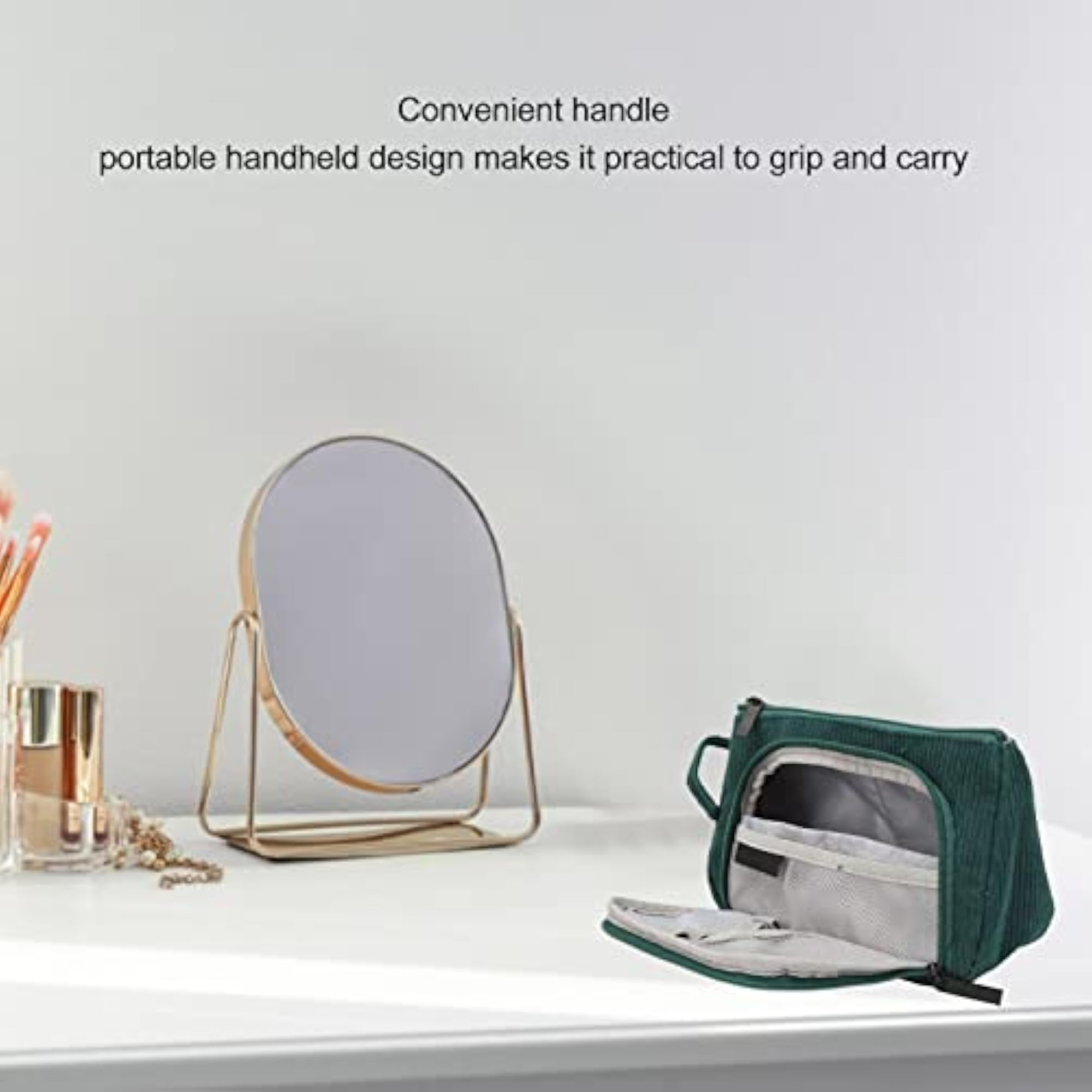 Make Up Bag, Exquisite Lining Travel Cosmetic Bag