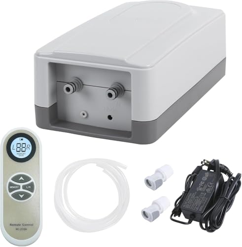 Compatible with Select Comfort or Sleep Number Pump Replacement 2-Channel Air Dual Pump - with Wireless Remote Control - Fit Any Size Mattress - 10 Years Support