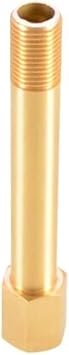 DOLUNTO Male Threaded Brass Pipe Fitting Extending Pipe Coupling Joint 110mm,1/4inch