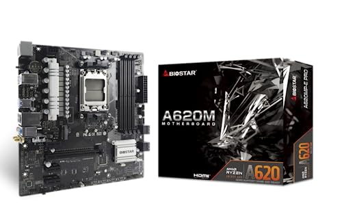 Biostar Mainboard A620MP-E Pro (A620,AM5,mATX,AMD)