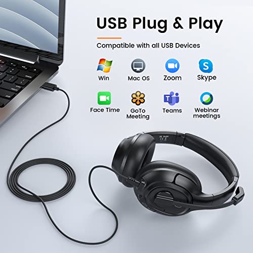 Casque audio PC avec micro EKSA H2 pour éliminer les bruits en appel de bureau - 7