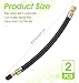 2Pcs Tire Valve Extender, 8.25 in Flexible Valve Stem Extension for Universal Cars Trucks Motorcycles Bikes, Easy Installation & Durable