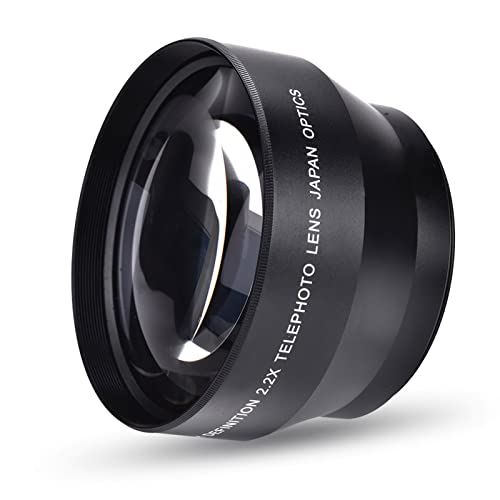Convertisseur de tube d'objectif appareil photo rallonge objectif 67mm 2,2X