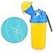 Tragbares Baby Kind Töpfchen Urinal Mehrweg Pee Training Cup Notfall Toilette für Camping Auto Reisen für Jungen & Mädchen (Gelb)