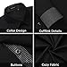 Imagen de Enlision Camisa Negra Hombre Manga Larga Formales Casual Camisas De Vestir Hombres Clásico Elegante Boda Negocio Camisa Regular Fit L