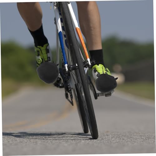 Cubiertas para zapatos de ciclismo negras miniatura 5