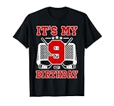 Photo Gallery it s my 9th birthday girl ice hockey theme 9 anni maglietta Photo Gallery it s my 9th birthday girl ice hockey theme 9 anni maglietta