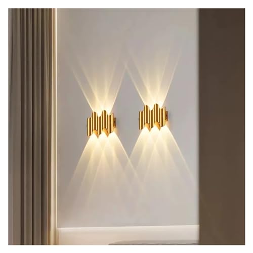 Lámpara de pared decoración hogar sofisticada acabado oro 3