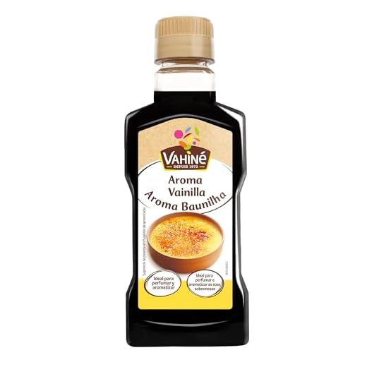 VAHINÉ - Pastelería, aroma de vainilla para la elaboración de natillas, pasteles y tartas, frasco de 200 ml