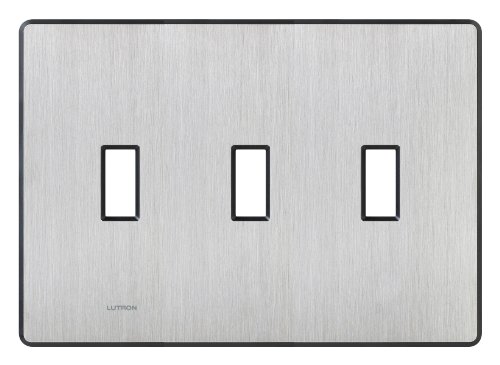Placa de pared de 3 bandas para interruptor triple Lutron Fassada 2