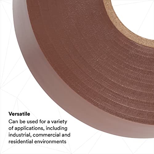 3M Safety 10885-BA-5 783961138981 Scotch Vinyl Color Coding Electrical Tape 35, 3/4 in x 66 ft, Brown, 66'