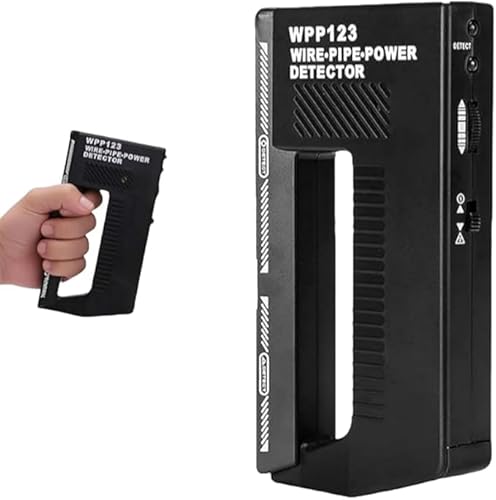 WPP123 Wall Scanner Metal Detector Stud Finder - High-Sensitivity Handheld Multi-Scanner for Wood, Pipes, Wires & Rebar in Walls - Adjustable Audio Alert - Professional & DIY Tool
