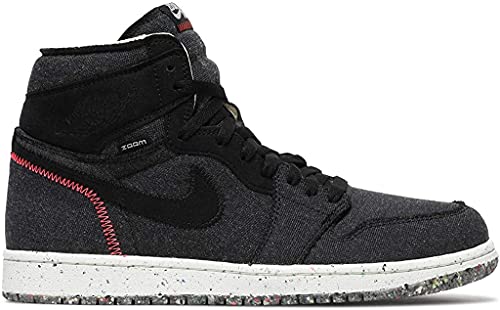 Nike Herren AIR Jordan 1 HIGH Zoom SH Basketballschuh, Black Flash Crimson Wolf Grey, 47 EU – Ansicht 1
