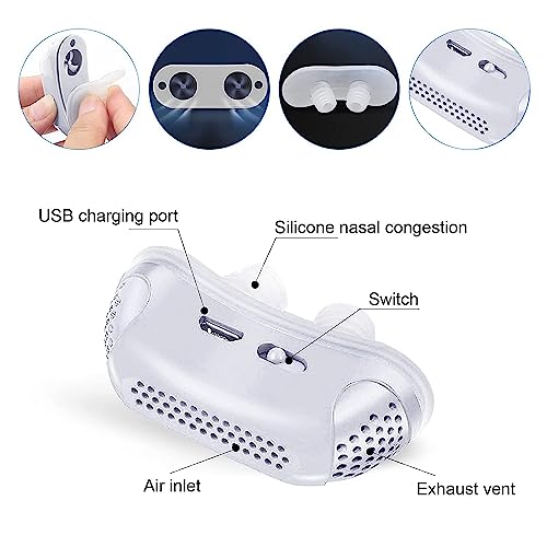 Anti Snoring Devices, Variable Snore Solution, Wind Speed Double Eddy Current Anti Snoring Sleep Aid Device Suitable #TOP1