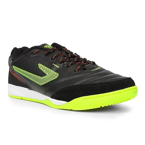 Chuteira Futsal Topper Dominator Td Iv Preto/amarelo Neon/vermelho Tp03260001 43