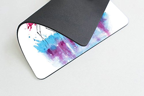 Flamingos Watercolor Painting, Animal Mouse Rubber Pad #TOP2