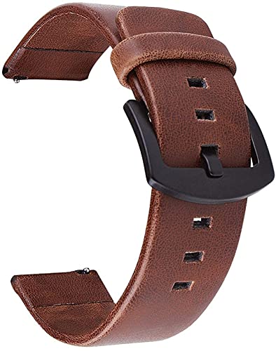 Bracelet montre cuir 20mm 22mm anti-irritation pour montre 42mm