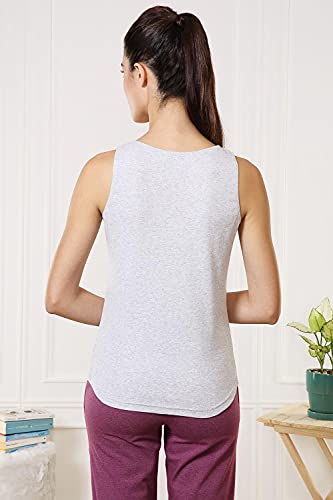 Image of Van Heusen Women's 100% Cotton Tank Top | Super Combed Cotton | Breathable Fabric | Anti-Bacterial Tech | Color Fresh Technology | Keeps You Fresh | Sweat Absorbent | Everyday Comfort | Style 11201 | Available in Pack of 1 & 2