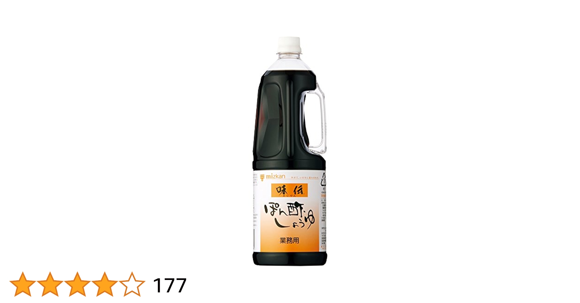 Amazon.co.jp: Mitsukan Ajiden Ponzu Soy Sauce, 0.4 fl oz