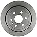 ACDelco Silver 18A2725A (19286262) Non-Coated Rear Disc Brake Rotor