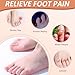 50 PCS Silicone Anti-Friction Toe Protector, Soft Gel Toe Protectors Breathable Toe Covers for Men Women, Gel Toe Protectors Toe Sleeves for Ingrown Toenails, Blisters, Calluses, and Corns Protection