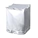 LIOOBO Funda para Lavadora Carga Superior Refrigerador Universal Cubierta Superior del Secador y Lavadora Automática Impermeable a Prueba de Polvo con Cremallera 59x57x84 cm (Plata)