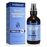 Pure Magnesium Oil Spray, 100% Natural Organic Magnesium Oil, Magnesium Spray for Feet, Easy to Use and Absorption, 4.0 fl oz