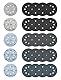 125mm Schleifscheiben Körnung 320/400/600/800/1000, 40 Stück Schleifpapier 125mm Siliziumkarbid Schleifblätter mit 8 Löchern für Winkelschleifer & Exzenterschleifer