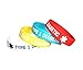 IDmed Diabetes Type 1 Silicone Bracelets - 6.3 inches for Kids Teens - 4 Pack - Medical Alert Diabetic Wristband