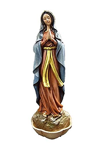 Joseph Studio Roman Inc Renaissance Collection Madonna Rosary Holder Our Lady of Lourdes Holy Water Font 66326