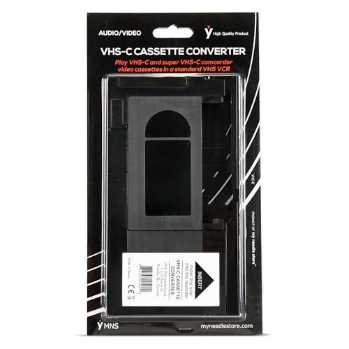 Cassette Adapter camcorders svhs VHSC to VHS Original Sealed Factory