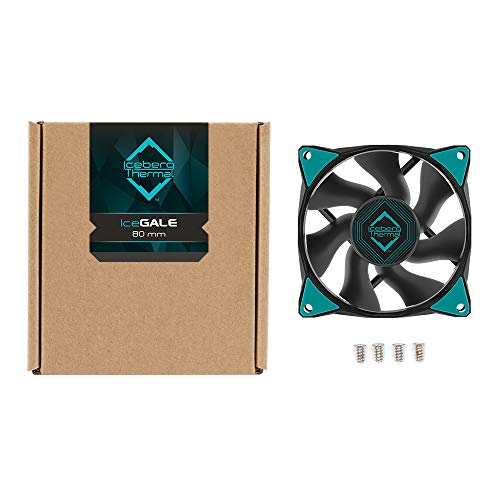 Image of Iceberg Thermal IceGALE 80mm PWM Premium Case Fan (Black)