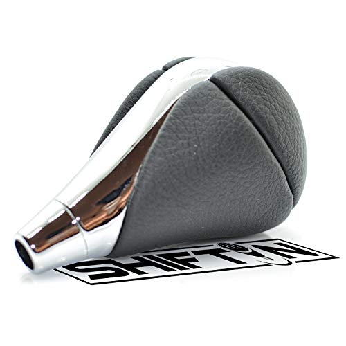 Shiftin Black Leather Chrome Gear Shift Knob Stick Shifter For Lexus Es300H Es350 Gs300 Gs350 Gs430 Gs450H Gs460 Is-F Is250 Is300 Is350 Ls460 Ls600H Rx350 Rx450H (Black Leather/Chrome) #TOP2