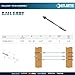 Atlantis RailEasy C0980-0004-2 Stud Assembly - Designed for Clean Through-Post Look with Minimal Visible Hardware (2-Pack)